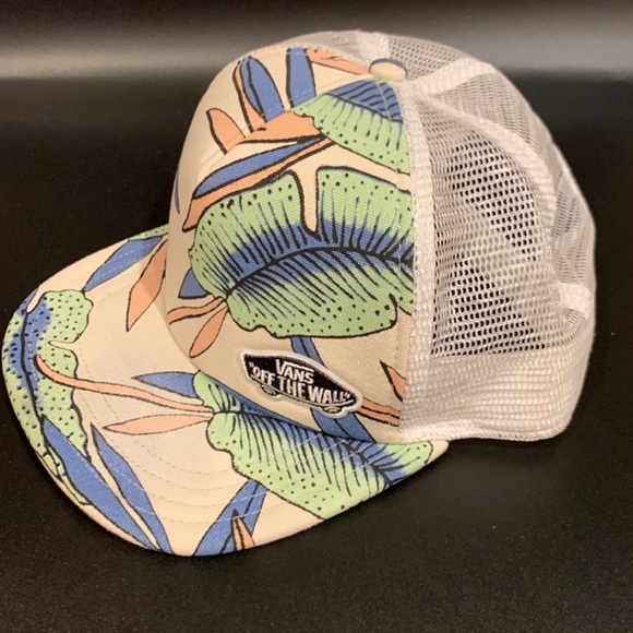 Vans Beach Bound Trucker Hat - White Sand Tropical - Picture 3 of 10